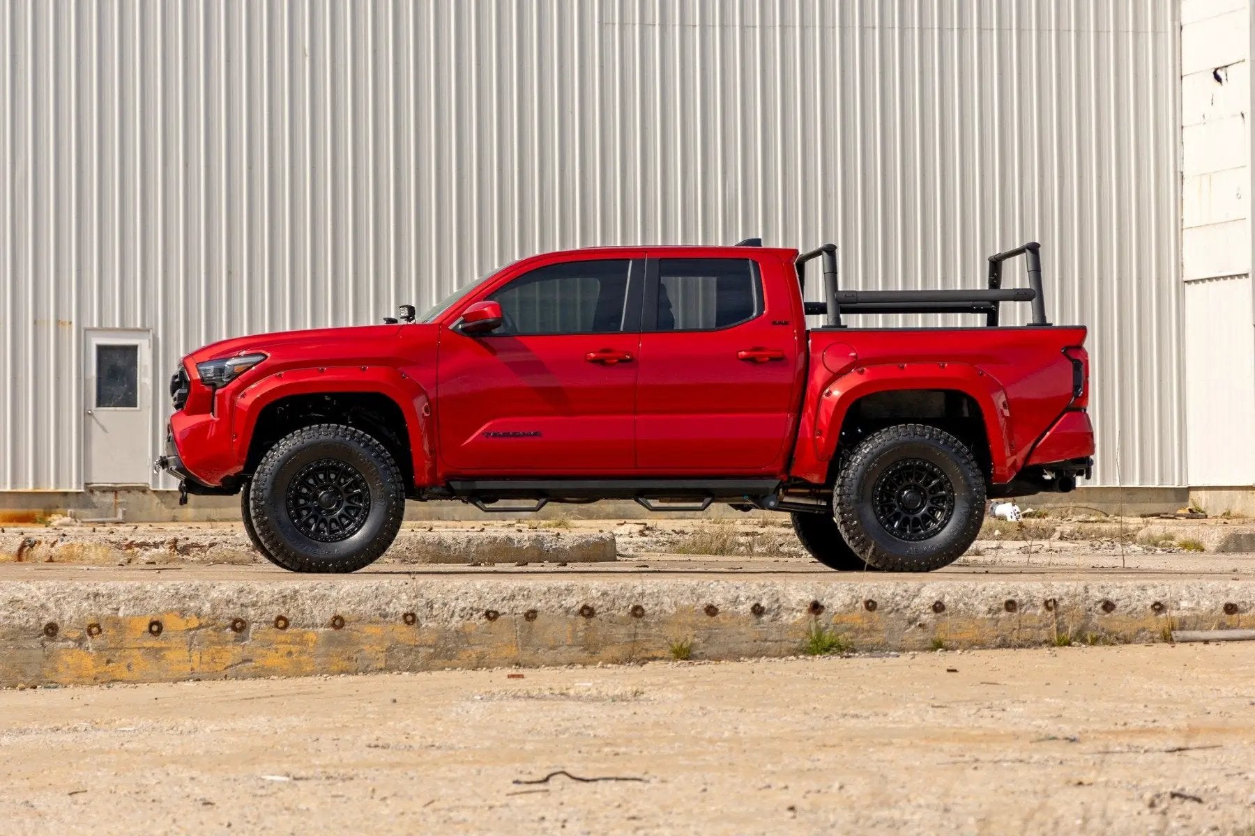 Rough Country SRL2 Adjustable Aluminum Steps | Double Cab | Toyota Tacoma 2WD/4WD (24-25) by Rough Country