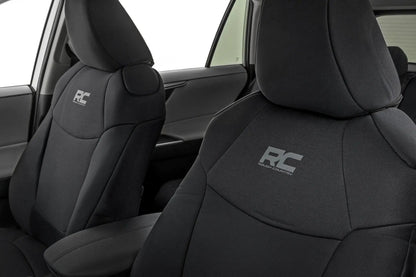 Rough Country Seat Covers | Front & Rear | Toyota Rav4 2WD/4WD (2019-2025) by Rough Country