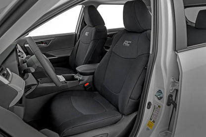 Rough Country Seat Covers | Front & Rear | Toyota Rav4 2WD/4WD (2019-2025) by Rough Country