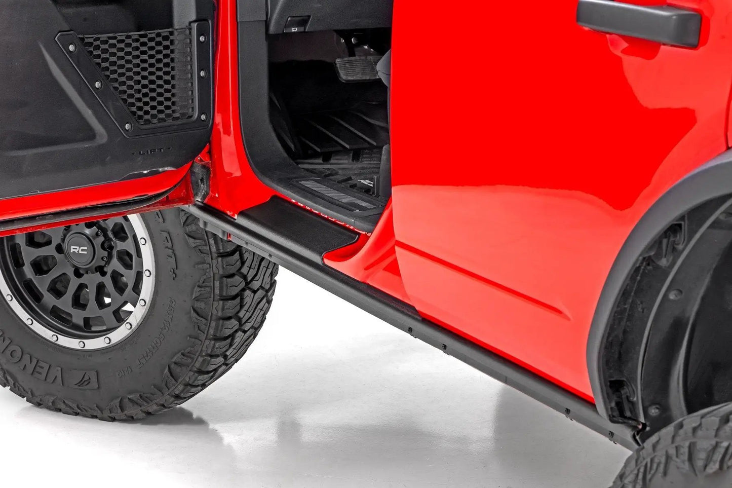 Rough Country Trail Cladding | Rocker Sill Plates | 4-Door | Ford Bronco 4WD (2021-2025) by Rough Country