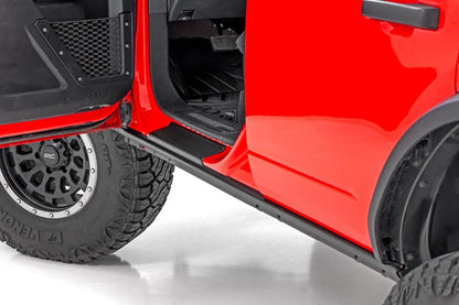 Rough Country Trail Cladding | Rocker Sill Plates | 4-Door | Ford Bronco 4WD (2021-2025) by Rough Country