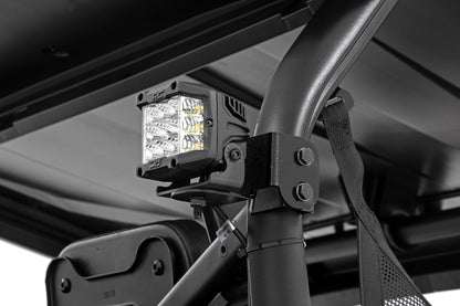 Kit de luces LED | Montaje trasero | Par negro de 2" | DRL ámbar | Segway 570 F