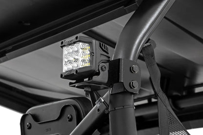 Rough Country LED Light Kit | Rear Mount | 2" Black Pair | White DRL | Segway 570 F by Rough Country
