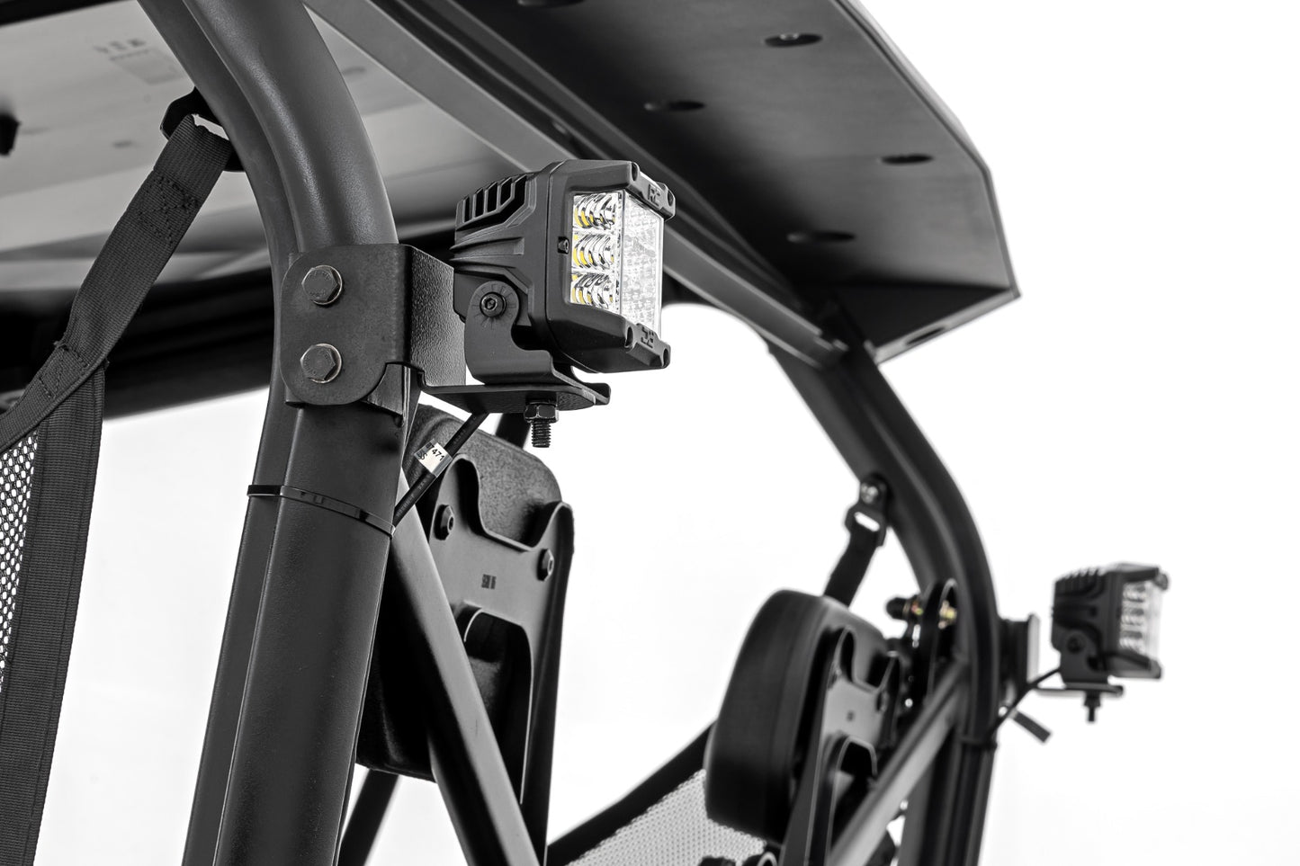 Kit de luces LED | Montaje trasero | Par negro de 2" | DRL ámbar | Segway 570 F