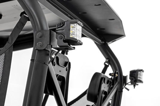 Rough Country LED Light Kit | Rear Mount | 2" Black Pair | Amber DRL | Segway 570 F