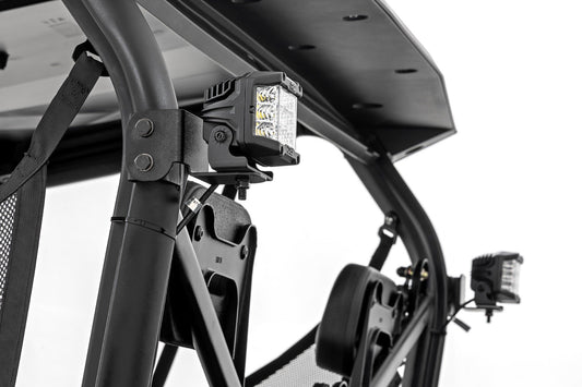 Rough Country LED Light Kit | Rear Mount | 2" Black Pair | White DRL | Segway 570 F