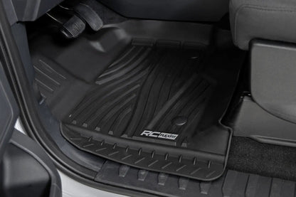 Rough Country Flex-Fit Floor Mats | Front | Ford F-150 (15-25)/F-150 Lightning (22-25)/Raptor (17-25) by Rough Country