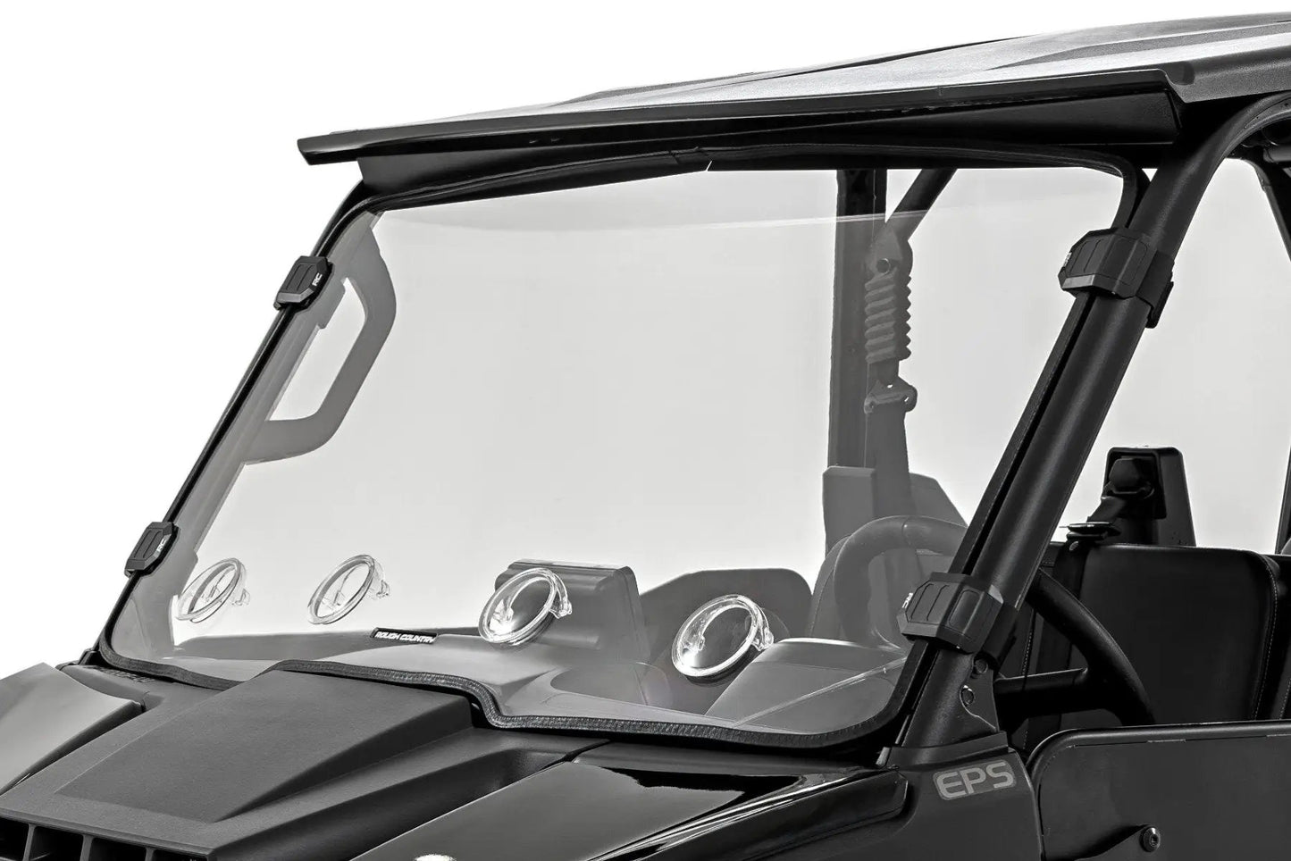 Rough Country Vented Full Windshield | Scratch Resistant | Segway UT10 P by Rough Country