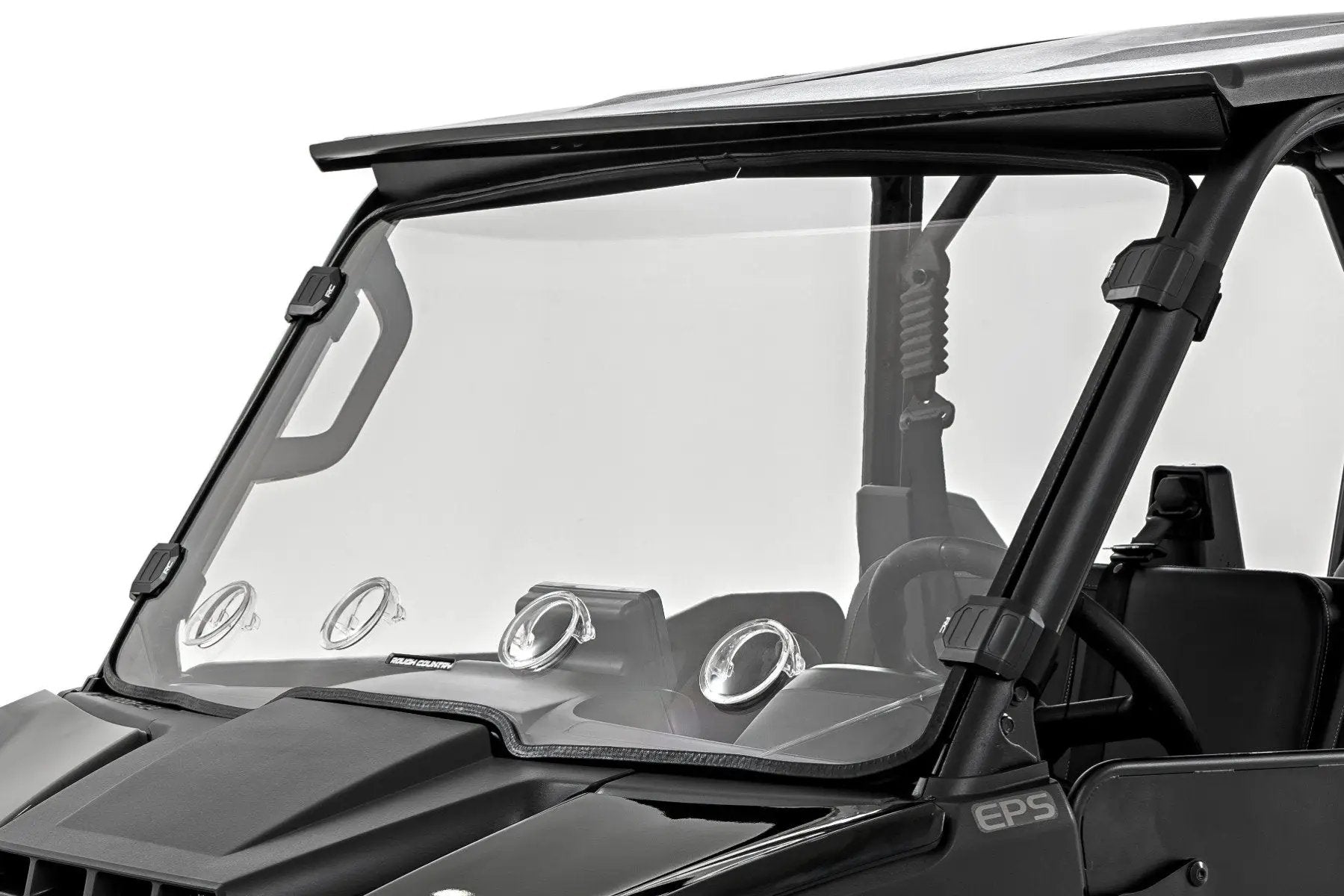 Rough Country Vented Full Windshield | Scratch Resistant | Segway UT10 P by Rough Country