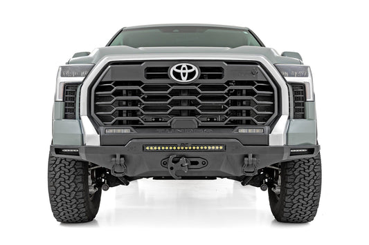 Parachoques delantero híbrido | 12000S | LED negro con DRL ámbar | Toyota Tundra (22-26)