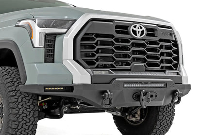Rough Country Hybrid Front Bumper | 12000S | Blk LED | Toyota Tundra 2WD/4WD (2022-2026) by Rough Country