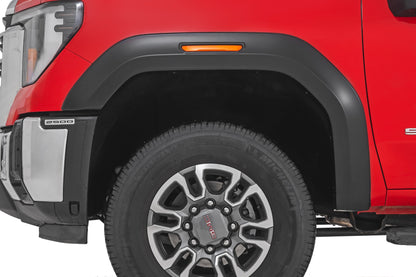 Rough Country Fender Flares | Sport | G6M Titanium Rush | GMC Sierra 2500 HD/Sierra 3500 HD (20-26)