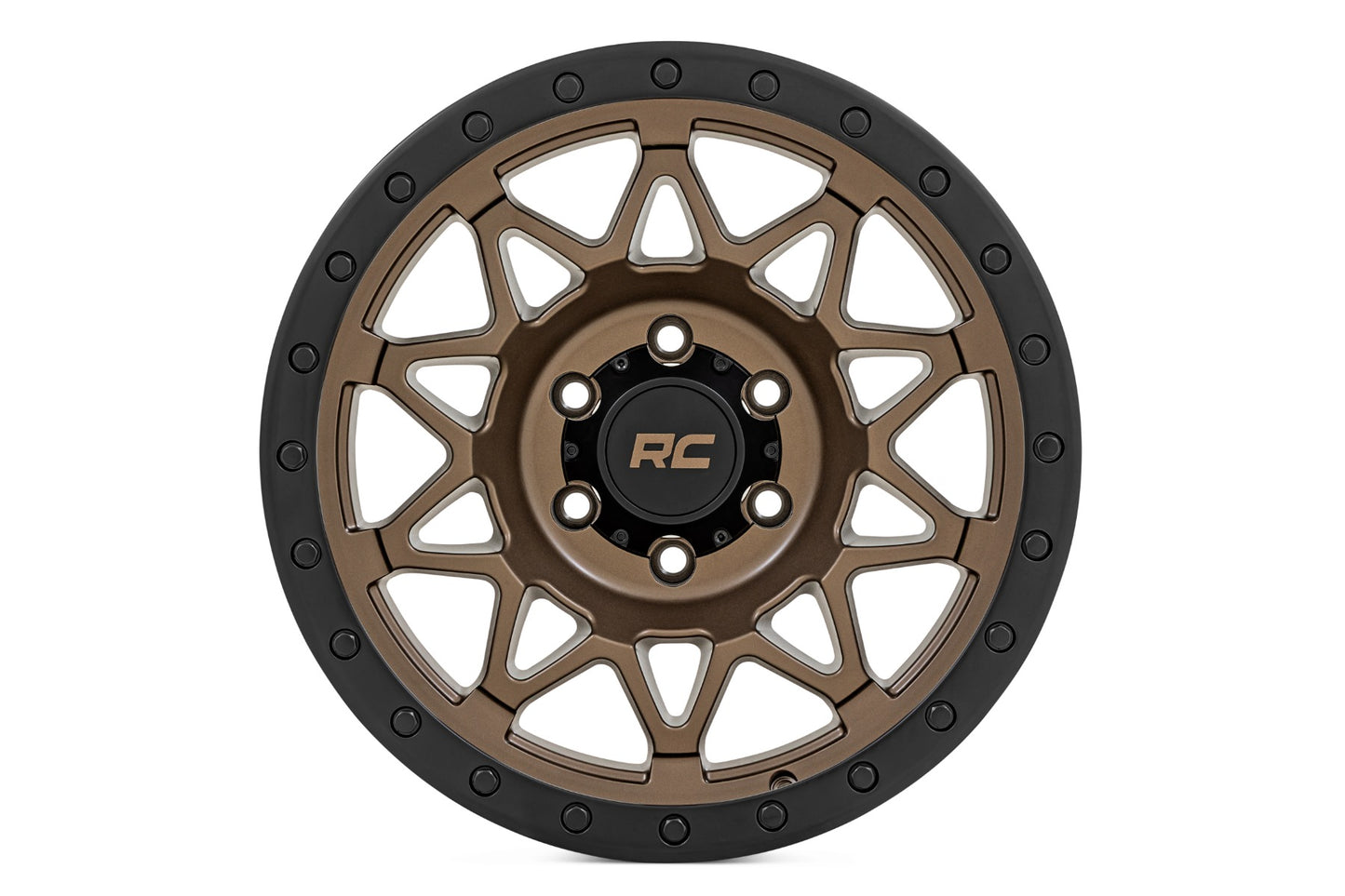 Llanta Rough Country Serie 78 | Beadlock simulado | Bronce/Negro | 18x9 | 8x170 | -12mm
