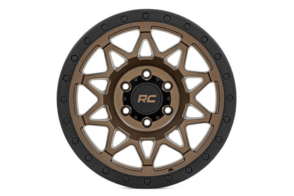 Llanta Rough Country Serie 78 | Beadlock simulado | Bronce/Negro | 18x9 | 8x170 | -12mm