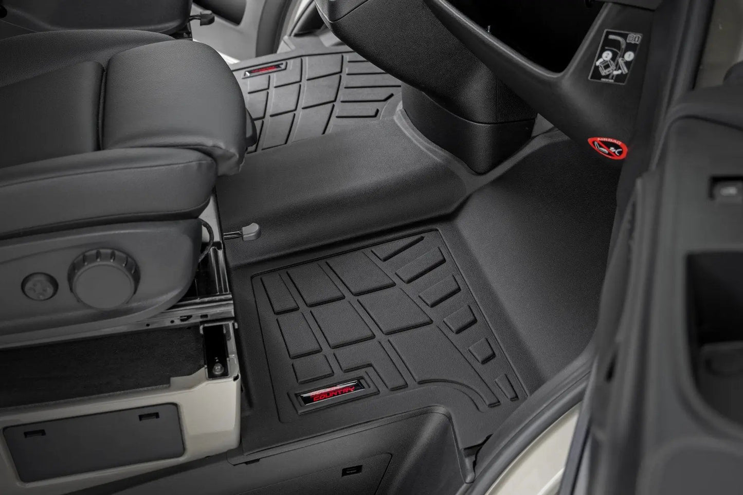 Rough Country Sure-Fit Floor Mats | Front | Mercedes-Benz Sprinter 3500/Sprinter 3500XD (19-25) by Rough Country
