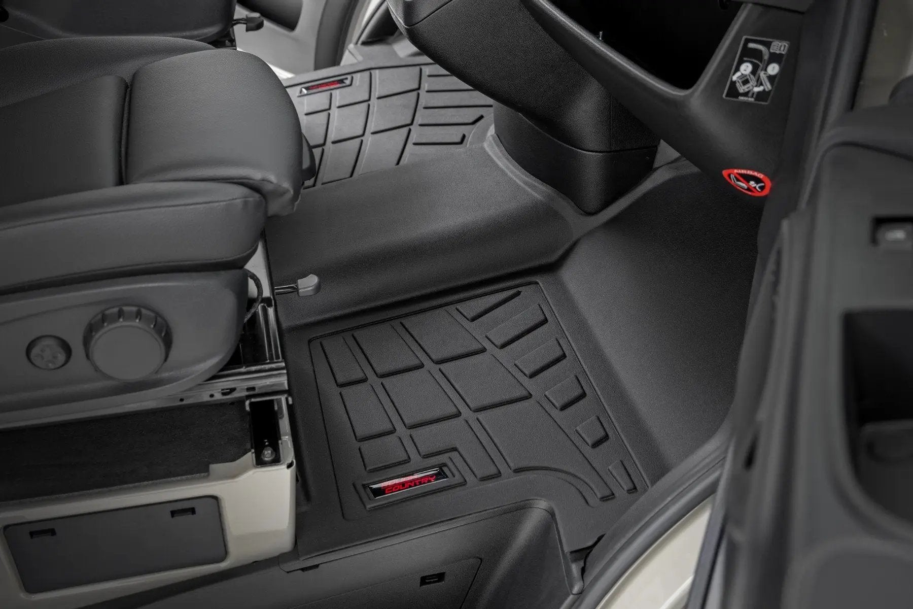 Rough Country Sure-Fit Floor Mats | Front | Mercedes-Benz Sprinter 3500/Sprinter 3500XD (19-25) by Rough Country