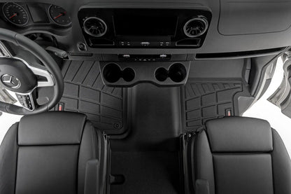 Rough Country Sure-Fit Floor Mats | Front | Mercedes-Benz Sprinter 3500/Sprinter 3500XD (19-25) by Rough Country