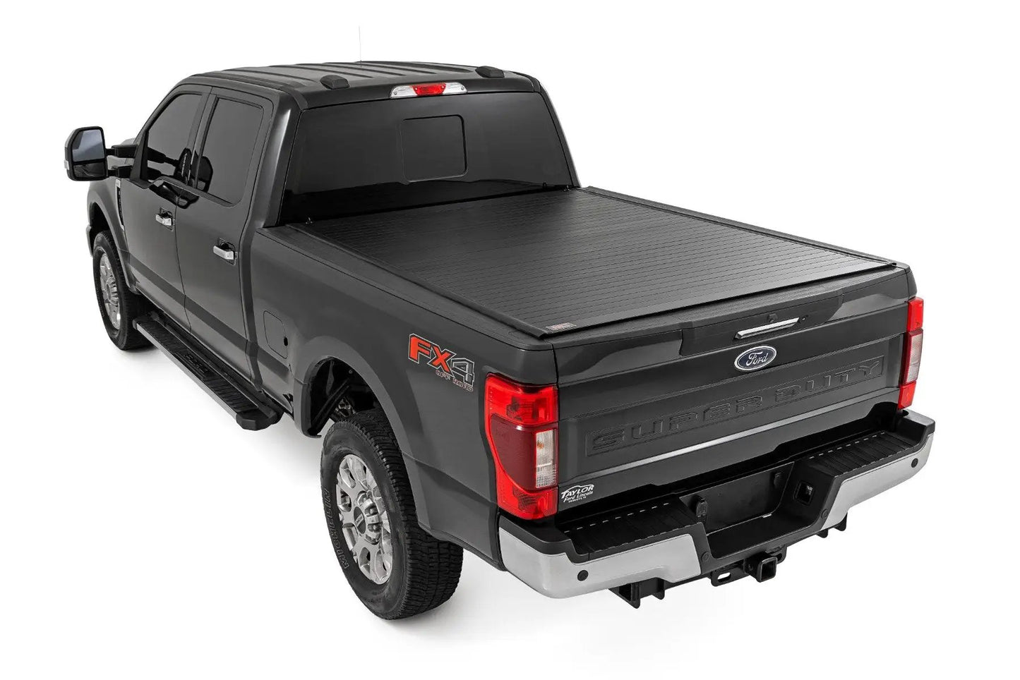 Rough Country Hard Roll Up Bed Cover | 6'10" Bed | Ford F-250/F-350 Super Duty (17-26) by Rough Country