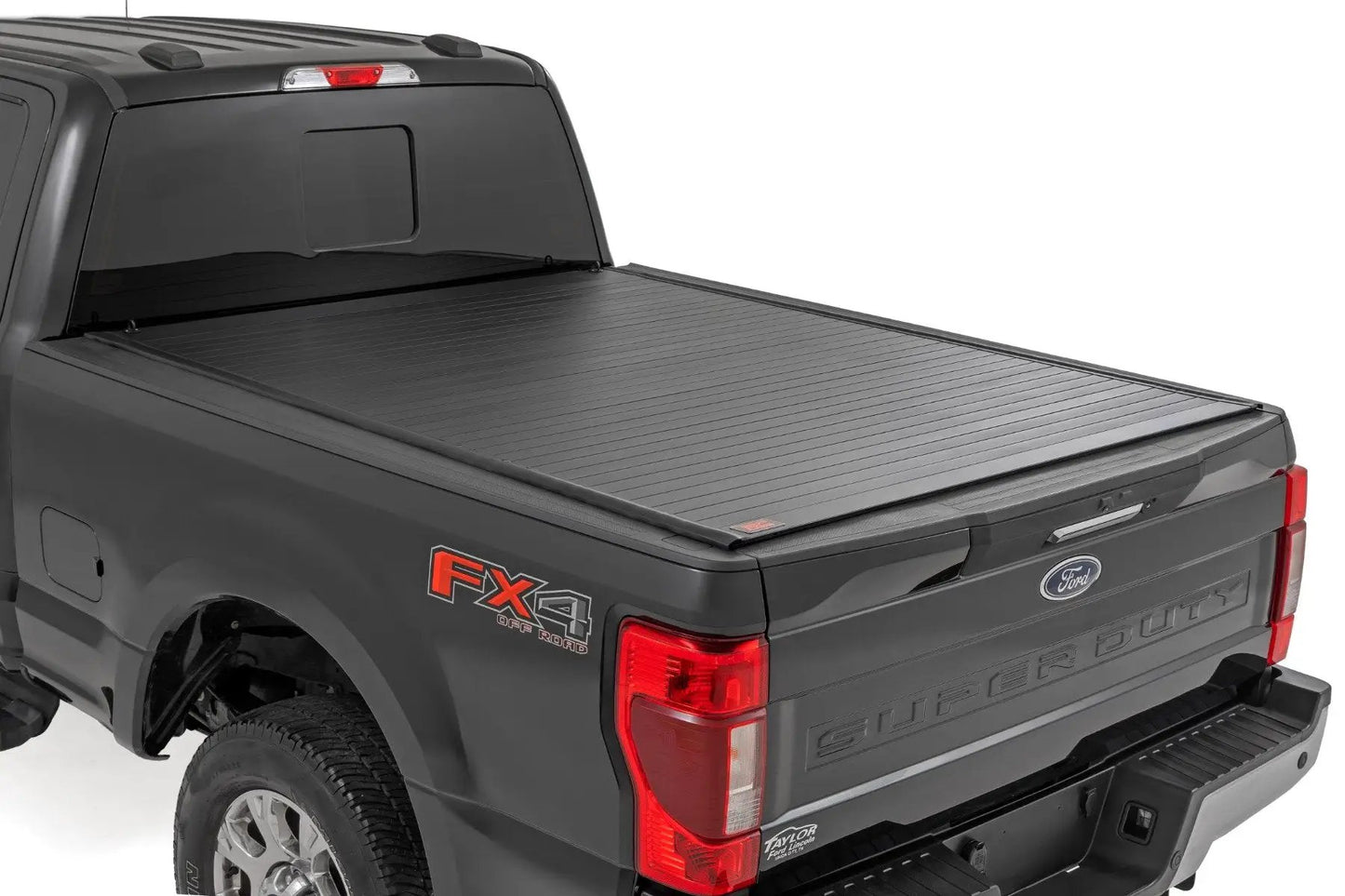 Rough Country Hard Roll Up Bed Cover | 6'10" Bed | Ford F-250/F-350 Super Duty (17-26) by Rough Country