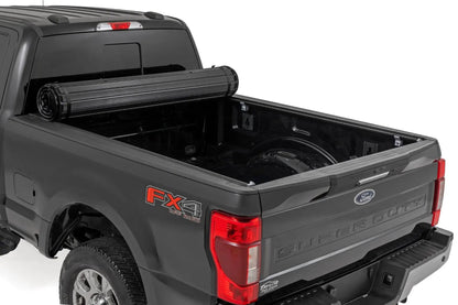Rough Country Hard Roll Up Bed Cover | 6'10" Bed | Ford F-250/F-350 Super Duty (17-26) by Rough Country