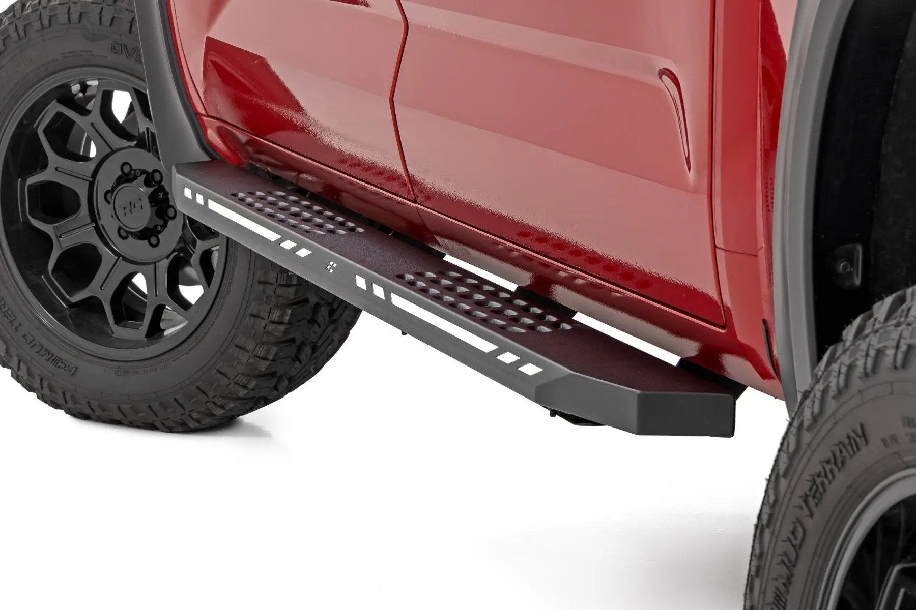 Rough Country AC2 Running Boards | Amber/White | CrewMax | Toyota Tundra 2WD/4WD (22-26) by Rough Country