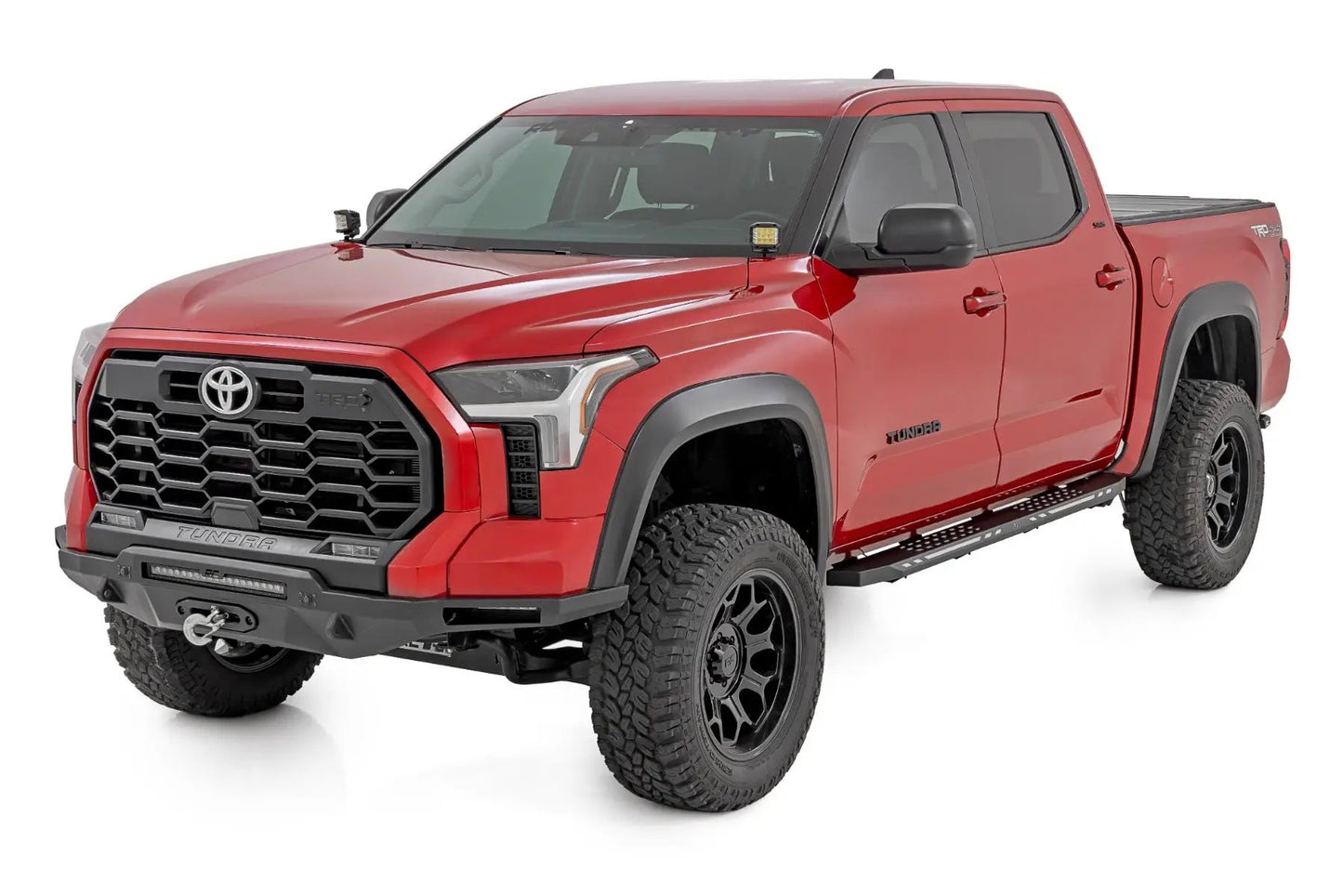 Rough Country AC2 Running Boards | Amber/White | CrewMax | Toyota Tundra 2WD/4WD (22-26) by Rough Country
