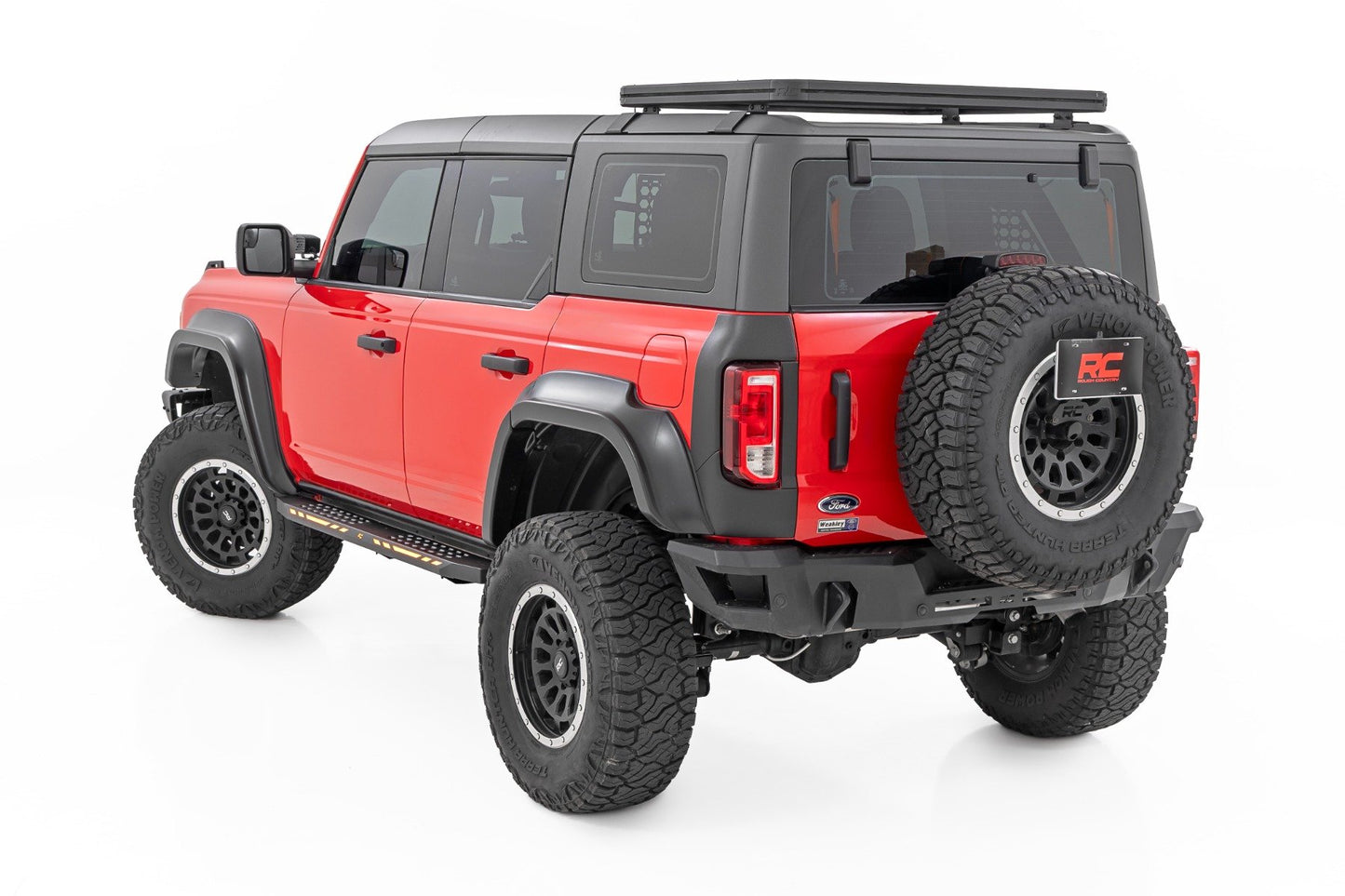 Подножки AC2 | Желтый/Белый | 4-дверные | Ford Bronco 4WD (2021-2025)