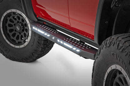 Подножки AC2 | Желтый/Белый | 4-дверные | Ford Bronco 4WD (2021-2025)