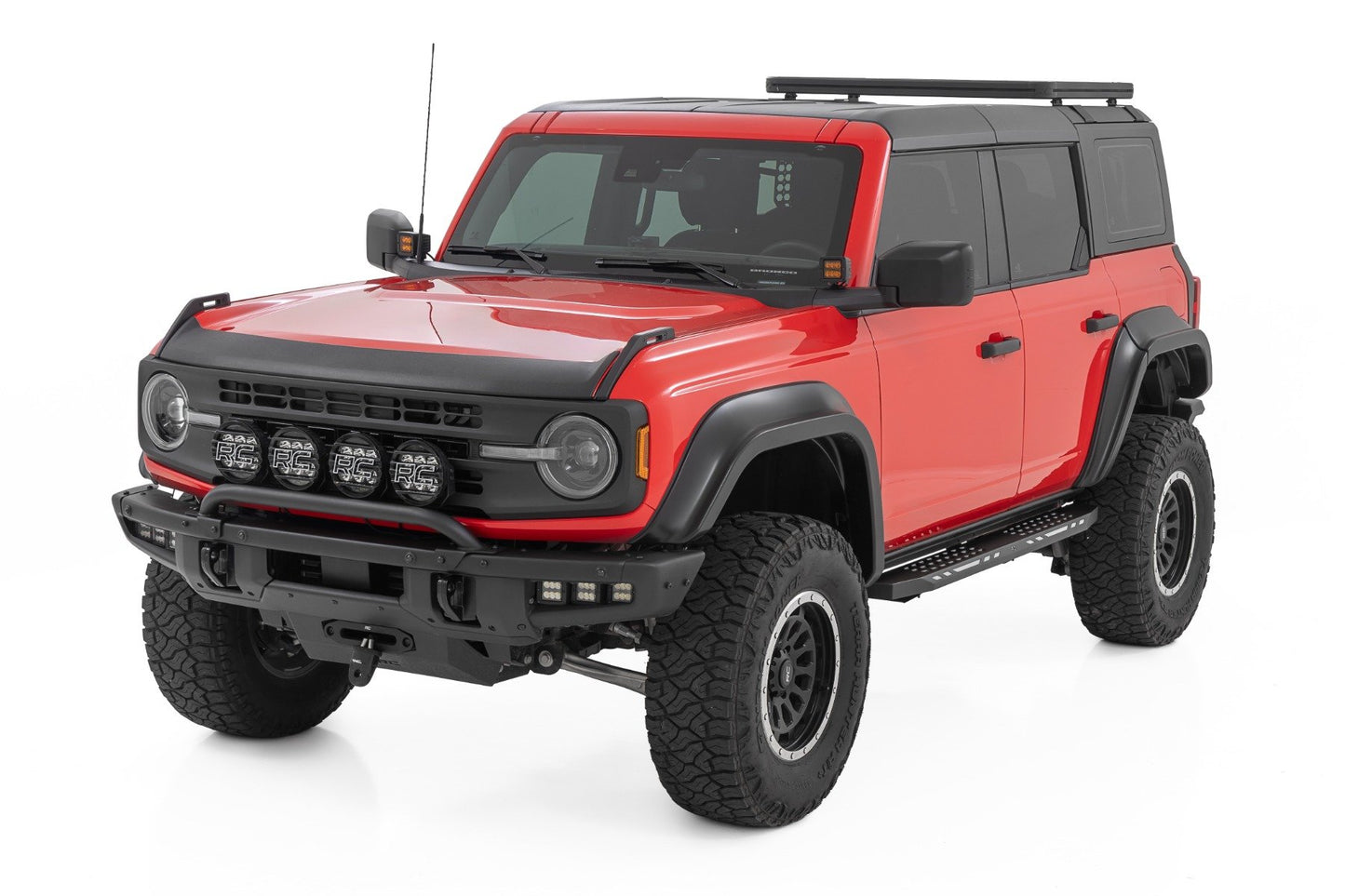 Подножки AC2 | Желтый/Белый | 4-дверные | Ford Bronco 4WD (2021-2025)
