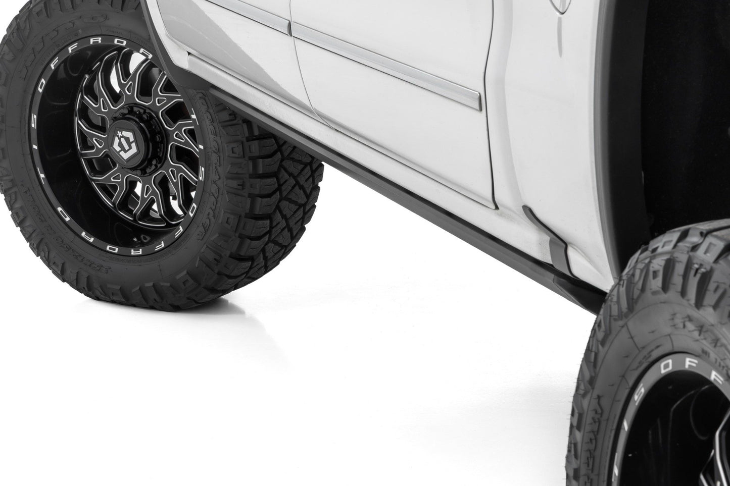 Rough Country Power Running Boards | HT-Series | Crew Cab | Chevy/GMC 1500/2500HD/3500HD 2WD/4WD