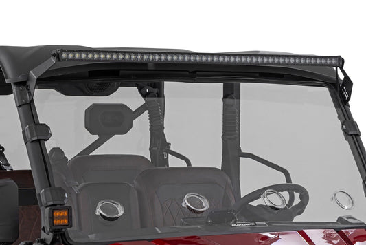 Rough Country LED Light Mount | 50" Black Single Row | CFMOTO UFORCE U10 Pro