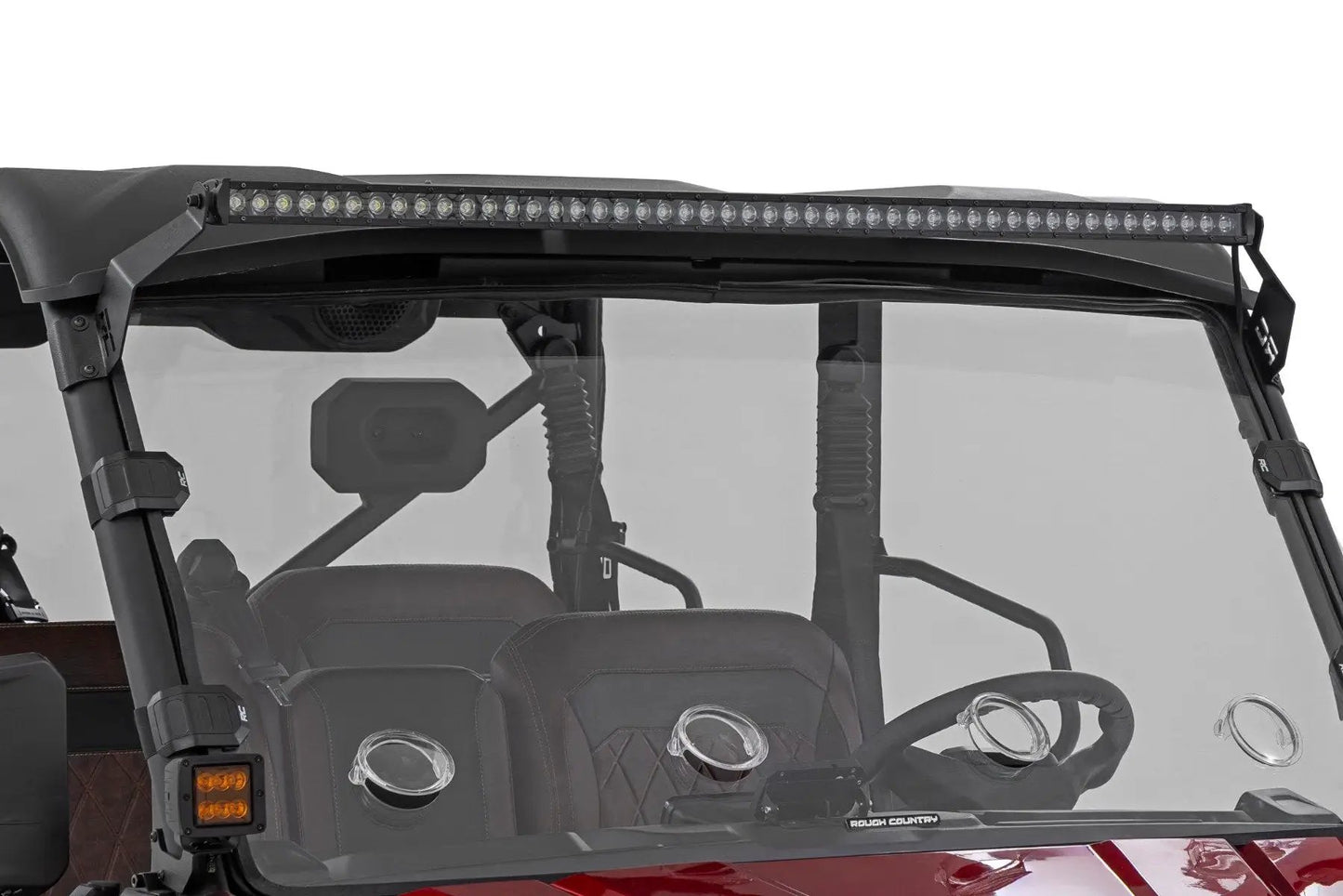 Rough Country LED Light Mount | 50" Spectrum Series Single Row | CFMOTO UFORCE U10 Pro by Rough Country