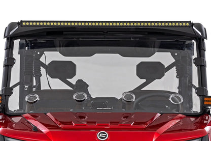 Rough Country LED Light Mount | 50" Black Single Row | CFMOTO UFORCE U10 Pro by Rough Country
