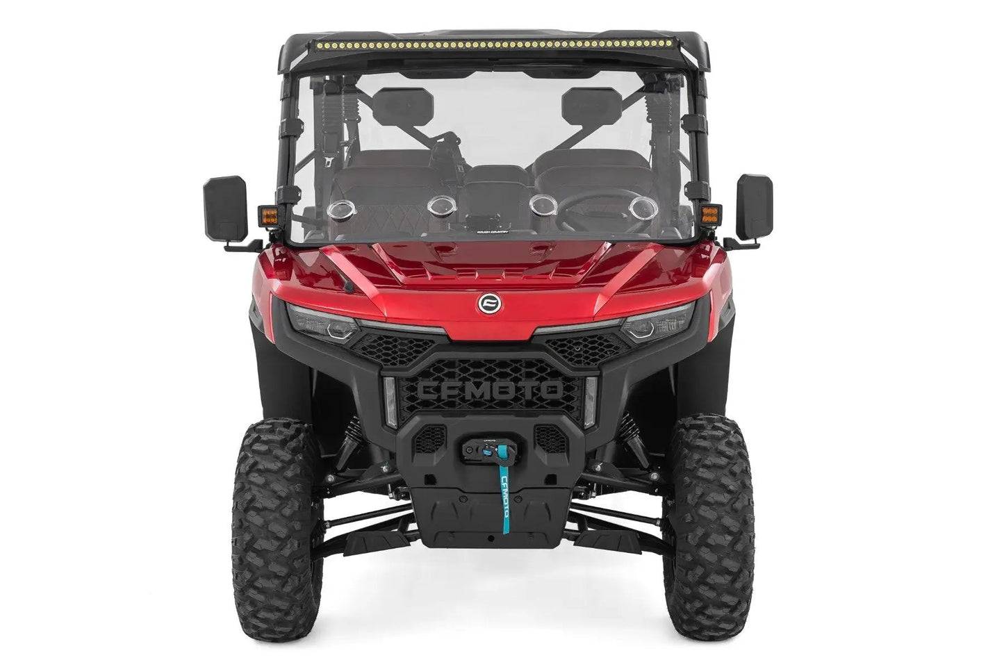 Rough Country LED Light Mount | 50" Black Single Row | CFMOTO UFORCE U10 Pro by Rough Country