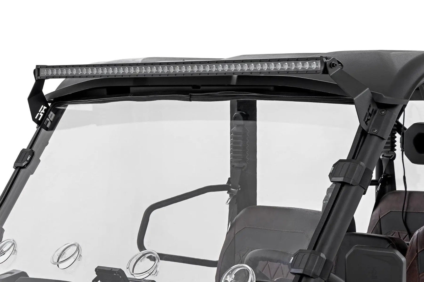 Rough Country LED Light Mount | 50" Spectrum Series Single Row | CFMOTO UFORCE U10 Pro by Rough Country