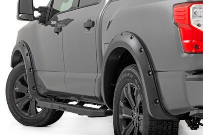 Расширители арок Pocket Fender Flares | K23 Brilliant Silver | Nissan Titan 2WD/4WD (17-24)