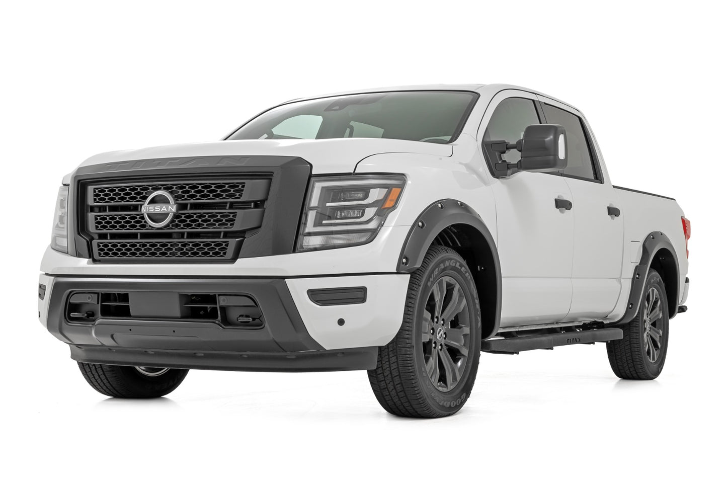 Расширители арок Pocket Fender Flares | K23 Brilliant Silver | Nissan Titan 2WD/4WD (17-24)