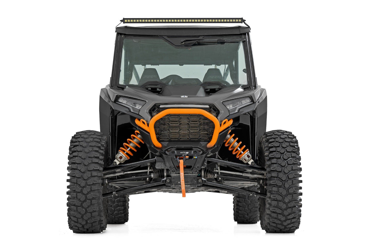 Rough Country LED Light Kit | Front Mount | 40" Black-Series Single Row | Polaris RZR XP 4 1000 (2024)