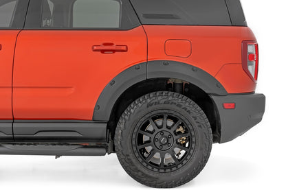 Rough Country Pocket Fender Flares | M7 Carbonized Gray | Ford Bronco Sport 4WD (2021-2026)