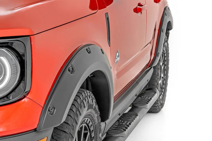 Rough Country Pocket Fender Flares | JS Iconic Silver | Ford Bronco Sport 4WD (2021-2026) by Rough Country