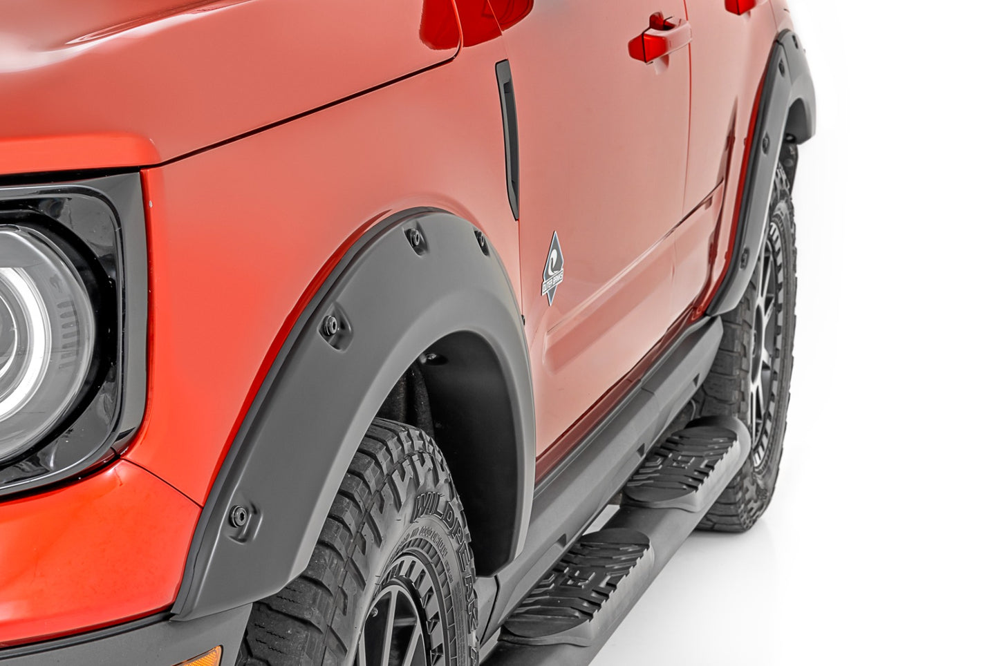 Rough Country Pocket Fender Flares | M7 Carbonized Gray | Ford Bronco Sport 4WD (2021-2026)