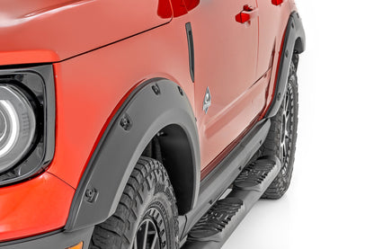 Rough Country Pocket Fender Flares | M7 Carbonized Gray | Ford Bronco Sport 4WD (2021-2026)