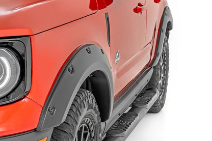 Rough Country Pocket Fender Flares | YZ Oxford White | Ford Bronco Sport 4WD (2021-2026) by Rough Country