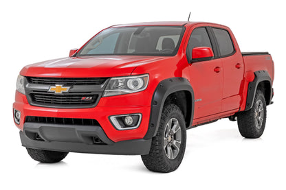 Расширители арок Pocket Style | Глянцевый черный GBA | Chevrolet Colorado 2WD/4WD (2015-2022)