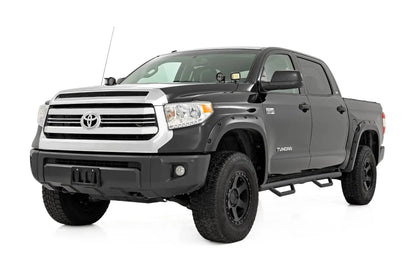 Rough Country Nerf Steps | Cab Length | CrewMax | 5'7" Bed | Toyota Tundra 2WD/4WD (07-21) by Rough Country