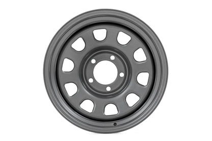 Rough Country Steel Wheel | Gray | 16x8 | 6x5.5 | 4.25 Bore | -12 by Rough Country