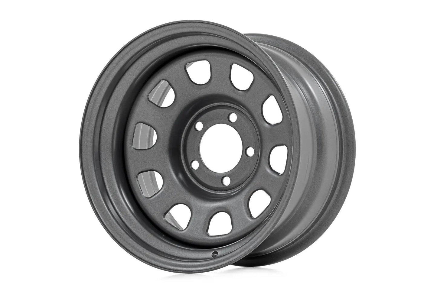 Rough Country Steel Wheel | Gray | 15x8 | 5x4.5 | 3.30 Bore | -19 by Rough Country