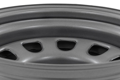Rough Country Steel Wheel | Gray | 17x9 | 6x5.5 | 4.25 Bore | -12 by Rough Country