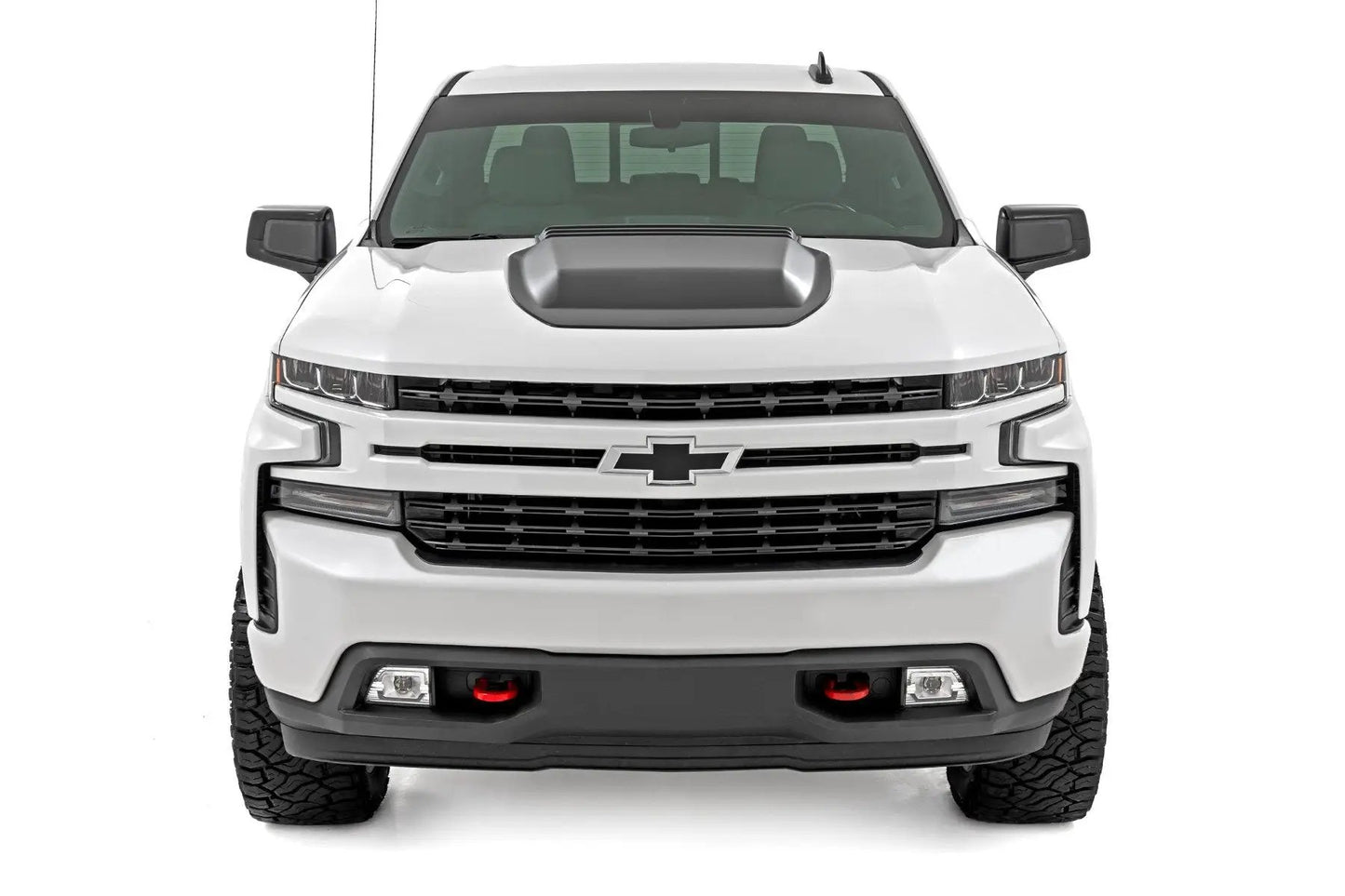 Rough Country Hood Scoop | G1C Overcast | Chevy Silverado 1500 2WD/4WD (2019-2026) by Rough Country
