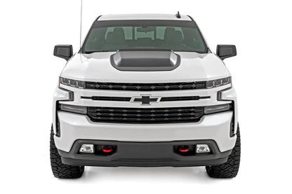 Rough Country Hood Scoop | G1C Overcast | Chevy Silverado 1500 2WD/4WD (2019-2026) by Rough Country